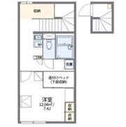 レオパレス3mの間取り画像