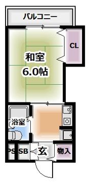 アメニティハイツ忍ケ丘の間取り画像
