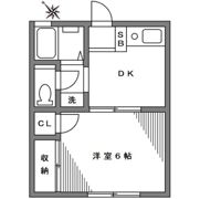 シティーホームズ1の間取り画像