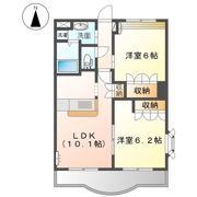 アベニール弐番館の間取り画像