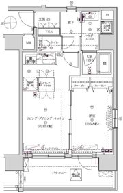 XEBEC浅草ARIAの間取り画像