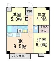 サン豊中の間取り画像