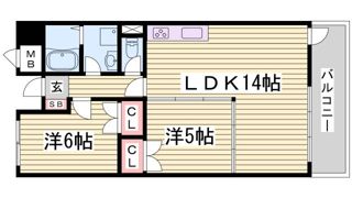 HKマンションの間取り画像