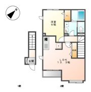 レフト イン82 （LEFT IN 82）の間取り画像