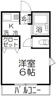 フローラ花俣の間取り画像