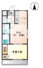 リヴィエールⅡの間取り画像