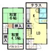 テラス岩沢の間取り画像