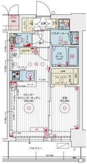 エステムコート大阪オリエンスの間取り画像