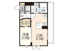 セントラルスクエア庚午の間取り画像