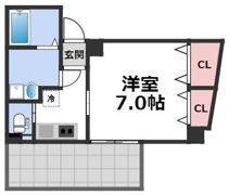 クイーンライフ玉津の間取り画像