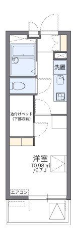 レオパレスシュピッツェの間取り画像
