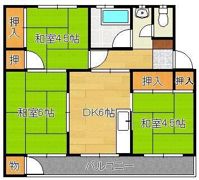 陣原アパートの間取り画像