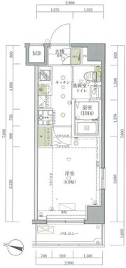 GROWS NISHI YOKOHAMAⅡの間取り画像