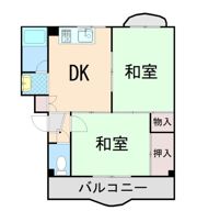 出口マンションの間取り画像