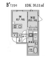 FABRIC蒲田west Residenceの間取り画像