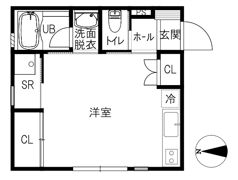 CUORE A棟の間取り画像