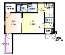 フジパレス東三国Ⅲ番館の間取り画像