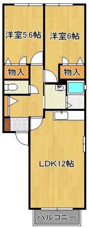 メゾン・エムロード F棟の間取り画像