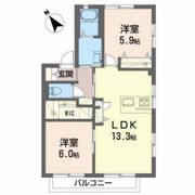 ボービラージュ中山台 A棟の間取り画像