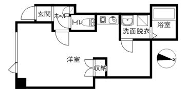 ライフイン369の間取り画像