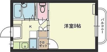 メゾンデエスポワールBの間取り画像