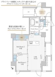 THE AKASAKA RESIDENCE S．O．A． －の間取り画像