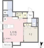 Residence de 八事の間取り画像