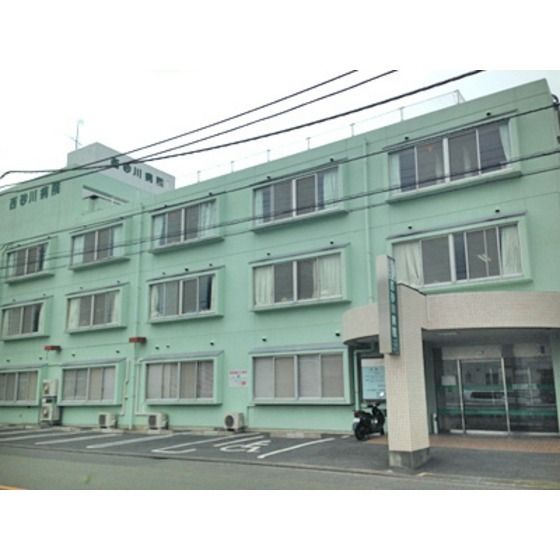 病院「西砂川病院まで1370m」