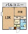 美郷ハイツの間取り画像