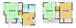 藤久保貸家の間取り画像