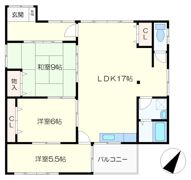 東中央1丁目浜田アパートの間取り画像