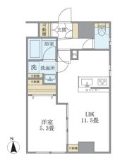 ISM中野坂上の間取り画像