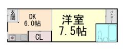 石川コーポの間取り画像