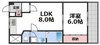 M’プラザ城東五番館の間取り画像