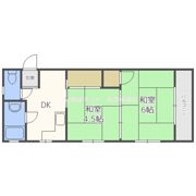 若竹マンションの間取り画像