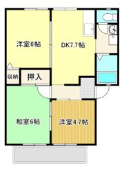 Uパーム C棟の間取り画像