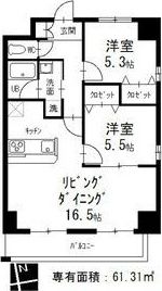 フォレスタ阿由知の間取り画像