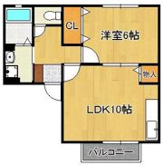 ハイツサンライズの間取り画像