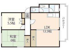 第2仁井田マンションの間取り画像