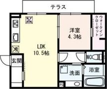Ribera Square A棟 Aの間取り画像