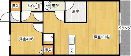 イタニティ太子橋の間取り画像