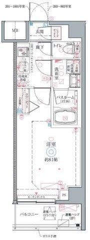 クレヴィスタ綾瀬Ⅲの間取り画像