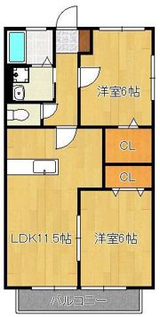 サンハイムせんり1の間取り画像