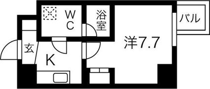 リップル南森町IIの間取り画像