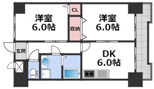 コーポ矢柄の間取り画像