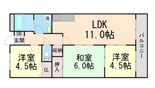 フォーラム池田・渋谷の間取り画像