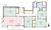 （仮）三原1丁目長屋の間取り画像