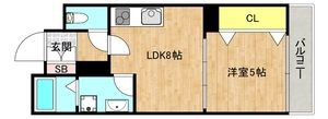 クリエオーレ磯島元町の間取り画像