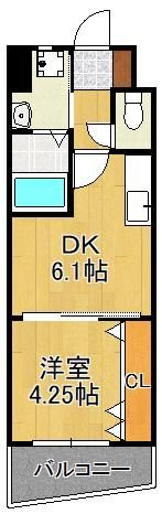 オーヴィジョンクラス浅香通りの間取り画像