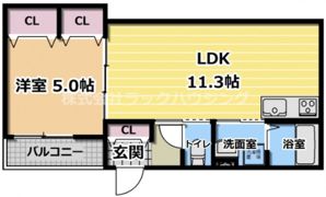 ラモーナ赤川の間取り画像